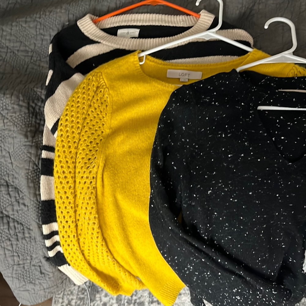 Loft sweaters x5, xs-s